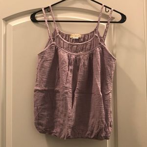 Lilac tank top from anthropology
